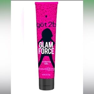 Got2b Glam Force Sculpting Hair Styling Gel 24HR Control 6oz Discontinued new